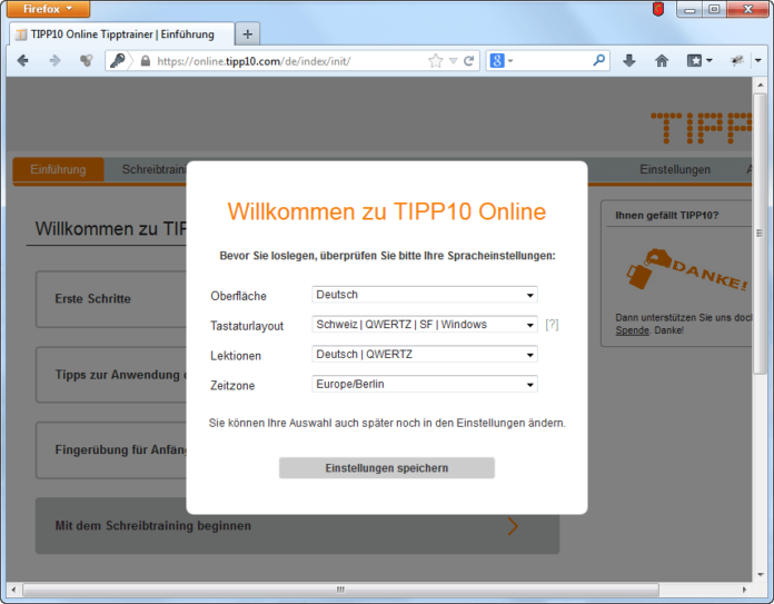 Zehnfingersystem kostenlos lernen Fraggit.de Technik Tutorials