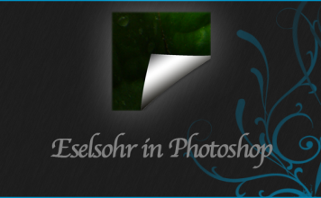 Eselsohr in Photoshop erstellen
