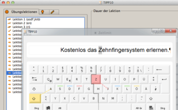 Zehnfingersystem kostenlos lernen